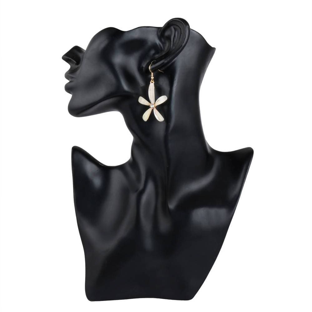Trendoo Jewelry Gold Plated Stylish Fancy Party Wear Beige Drops