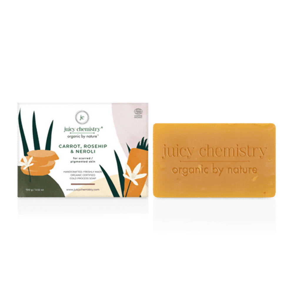 Juicy Chemistry Carrot , Rosehip & Neroli Soap For Scarred - Distacart