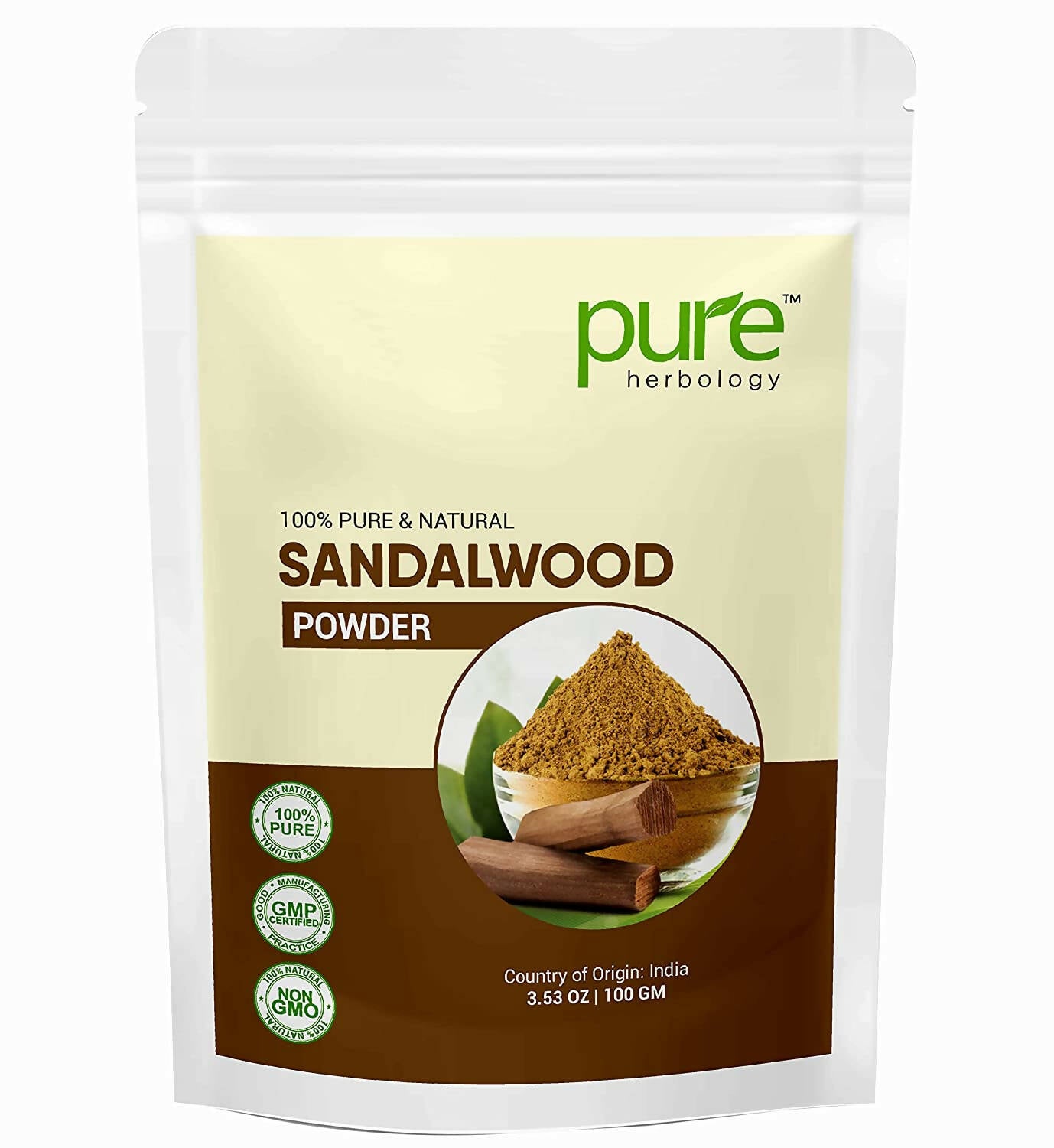 Pure Herbology Sandalwood Powder - Distacart