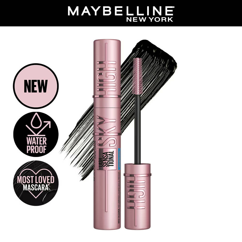 Maybelline New York Lash Sensational Sky High Waterproof Mascara - Very Black - Distacart