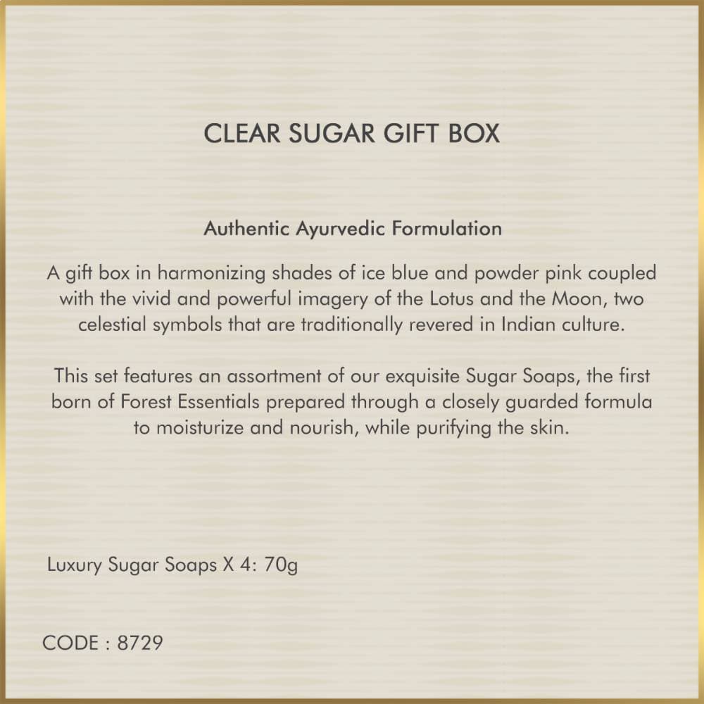 Forest Essentials Clear Sugar Gift Box - Distacart