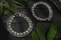 Thumbnail for Mominos Fashion Kamal Johar Oxidised Silver Anklets For Bridal Wear