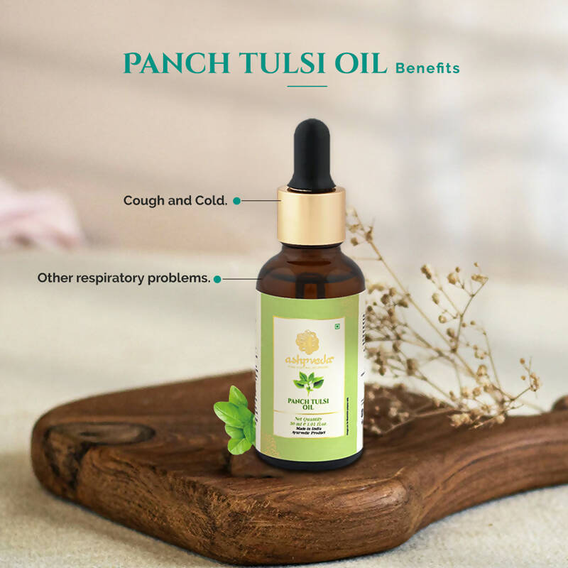 Ashpveda Panch Tulsi Oil - Distacart