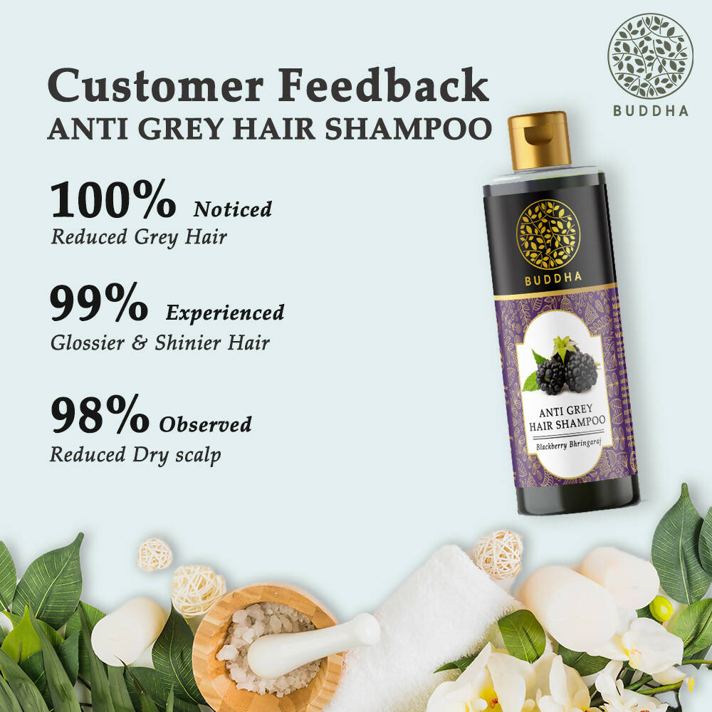 Buddha Natural Grey Hair Shampoo - Distacart