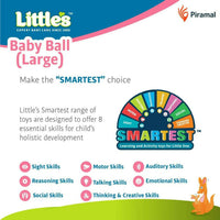 Thumbnail for Little's Soft Plush Baby Ball With Rattle Sound Multicolor - Distacart