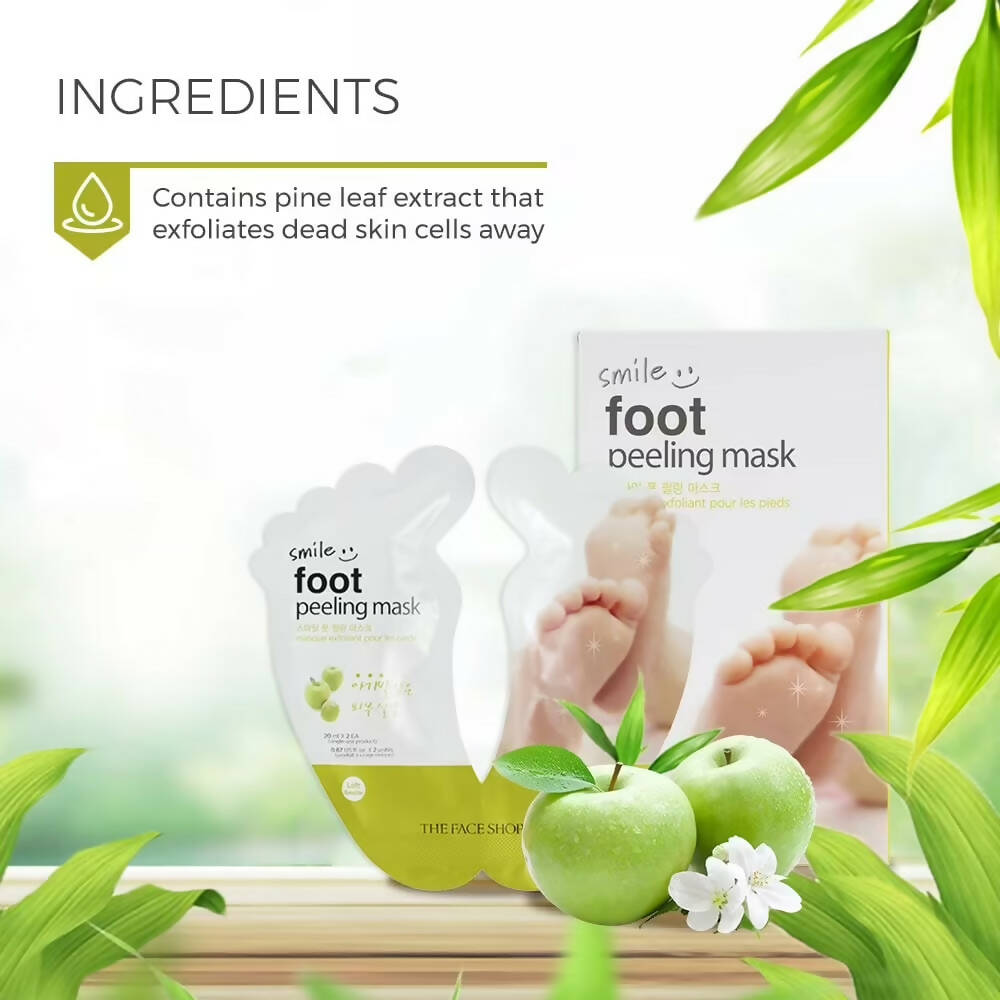 The Face Shop Smile Foot Peeling Mask - Distacart