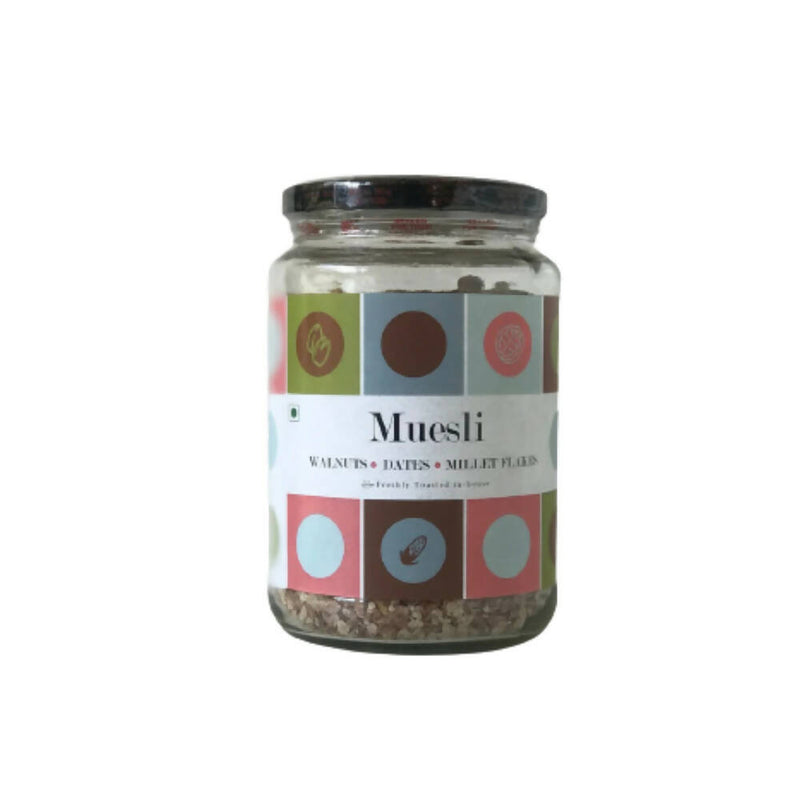 Fresh Mills Muesli with Walnuts-Dates-Millet Flakes - Distacart