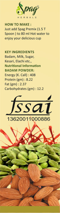 Thumbnail for Spag Herbals Premium Instant Badam Milk Powder - Distacart