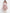 Girls Peach-Coloured Colourblocked Fit and Flare Dress for Kids - Bhama - Distacart