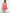 Girls Peach-Coloured Self Design Fit and Flare Dress for Kids - Bhama - Distacart