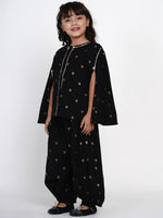 Thumbnail for Girls Black Gotta Patti Kurta with Salwar for Kids - Bhama - Distacart