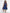 Girls Blue Embroidered Fit and Flare Dress for Kids - Bhama - Distacart