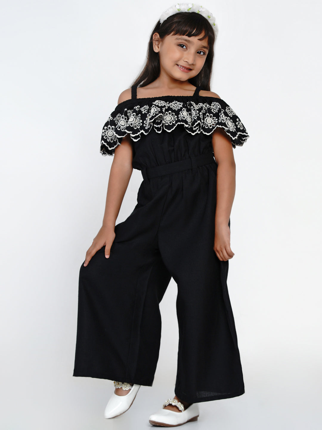 Black Jumpsuit for Kids - Bhama - Distacart