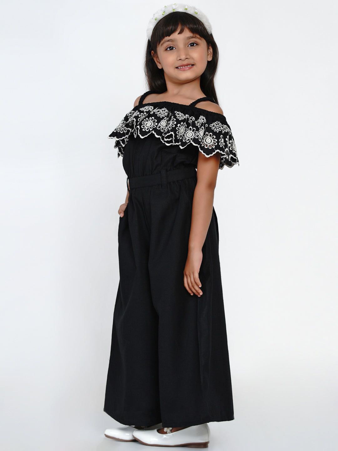 Black Jumpsuit for Kids - Bhama - Distacart