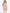 Girls Pink Striped A-Line Dress for Kids - Bhama - Distacart