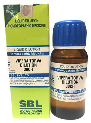 SBL Homeopathy Vipera Torva Dilution