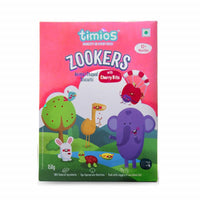Thumbnail for Timios Zookers Cherry Bits Animal Shaped Biscuits For Toddlers