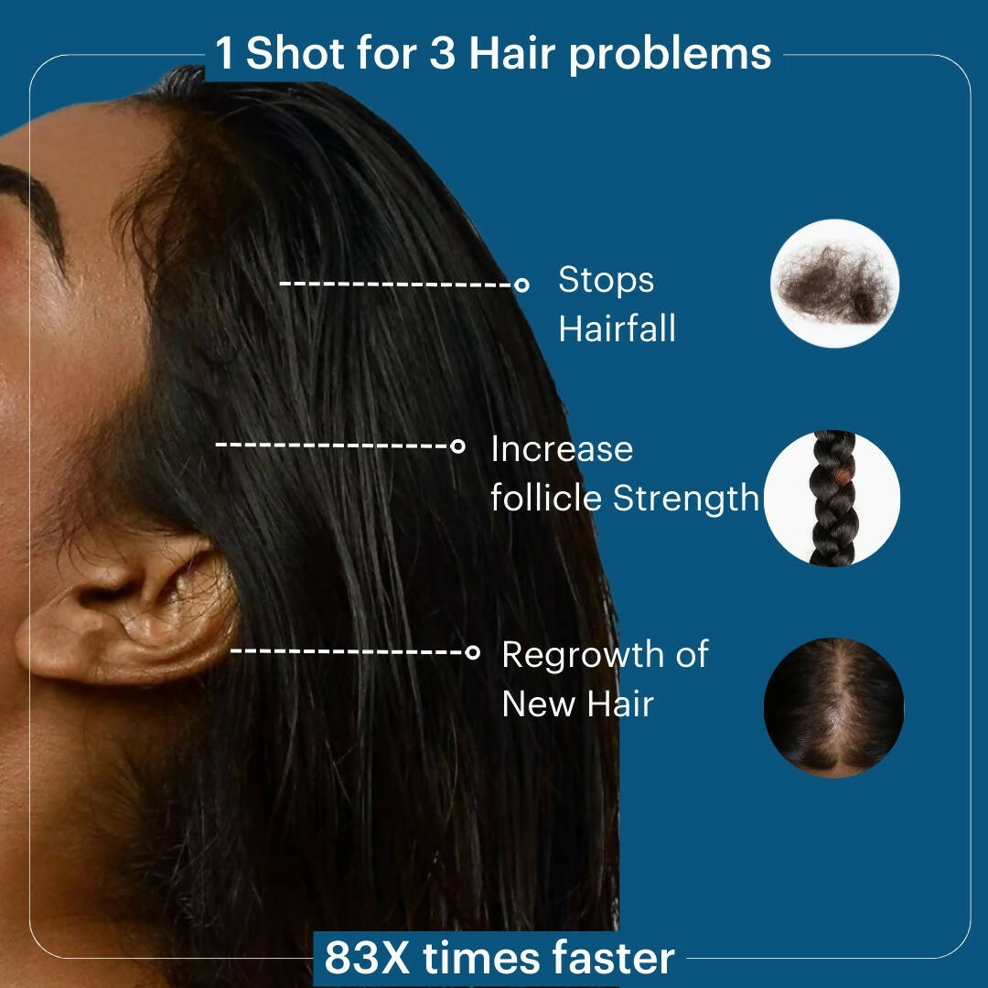 Laurik Hair Care Shots Supplement Powder For Women, Longer, Stronger, Shinier & Smooth Hair, With Green Coffee - Vanilla - Distacart