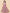 Girls Pink & White Floral Embroidered Net Mexi Dress for Kids - Bhama - Distacart