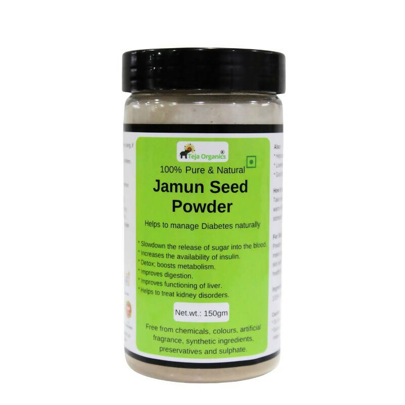 Teja Organics Jamun Seed Powder - Distacart