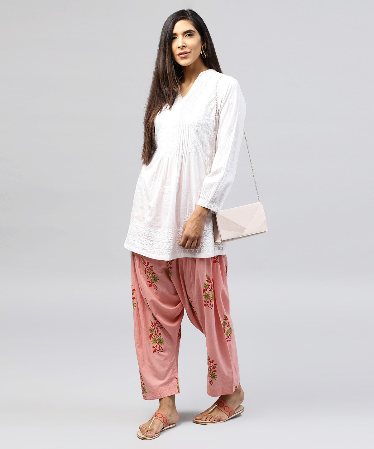 Buy White Salwars & Churidars for Women by GO COLORS Online | Ajio.com