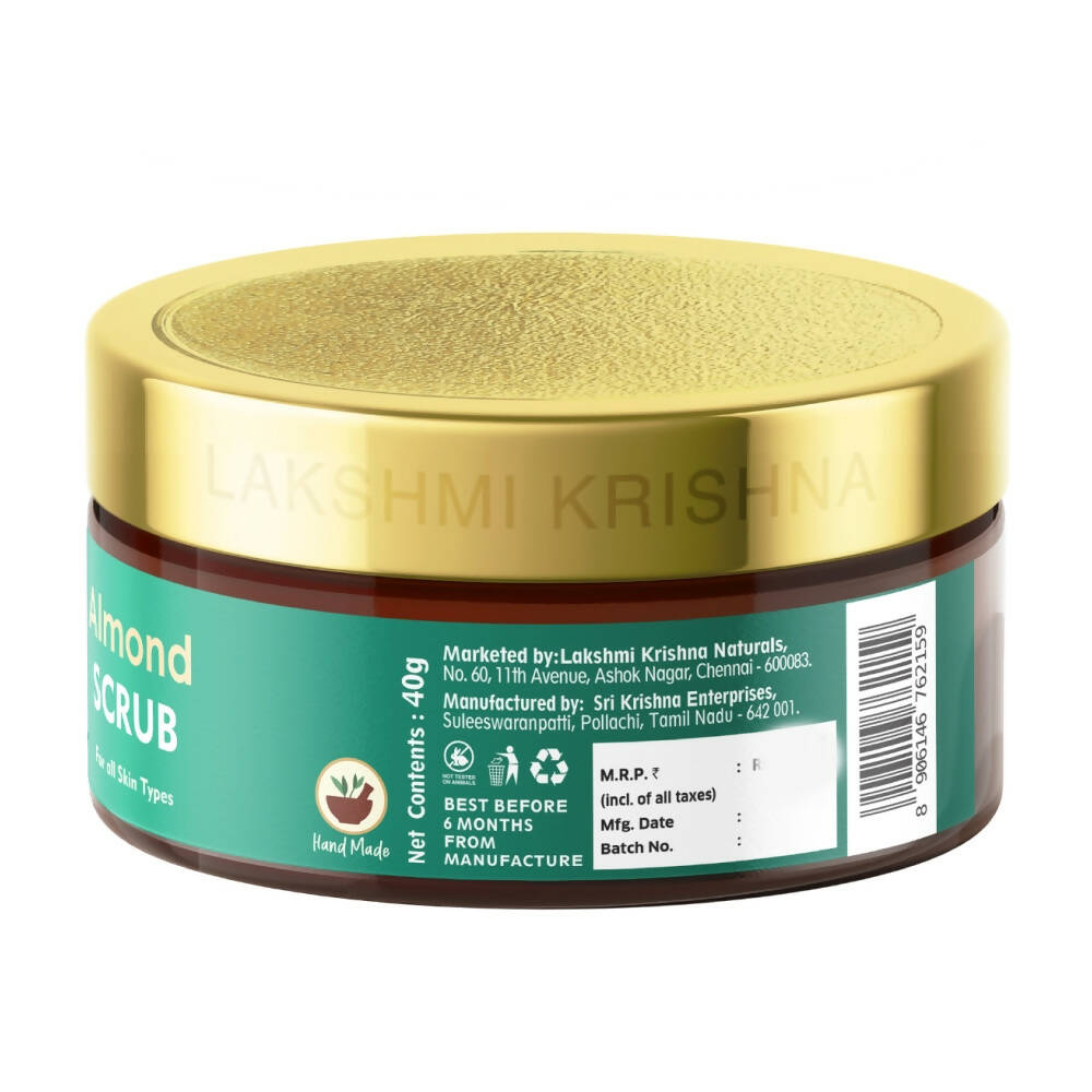 Lakshmi Krishna Naturals Almond Scrub - Distacart