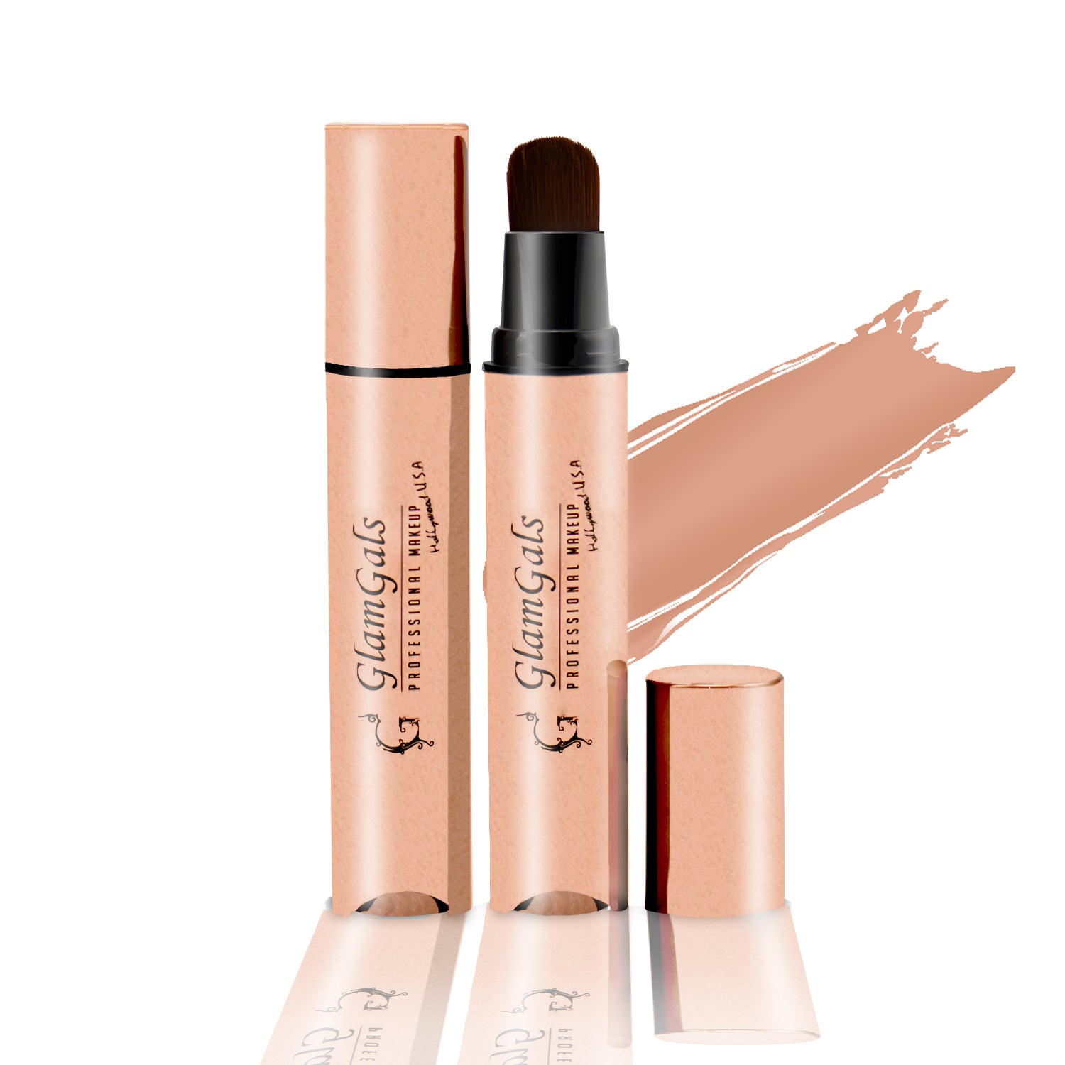 Glamgals Hollywood-U.S.A Brightening Foundation Brown - Distacart