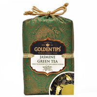 Thumbnail for Golden Tips Jasmine Green Tea - Royal Brocade Cloth Bag - Distacart