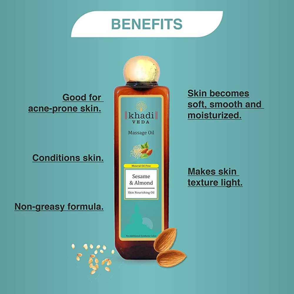 Khadi Veda Sesame & Almond Massage Oil