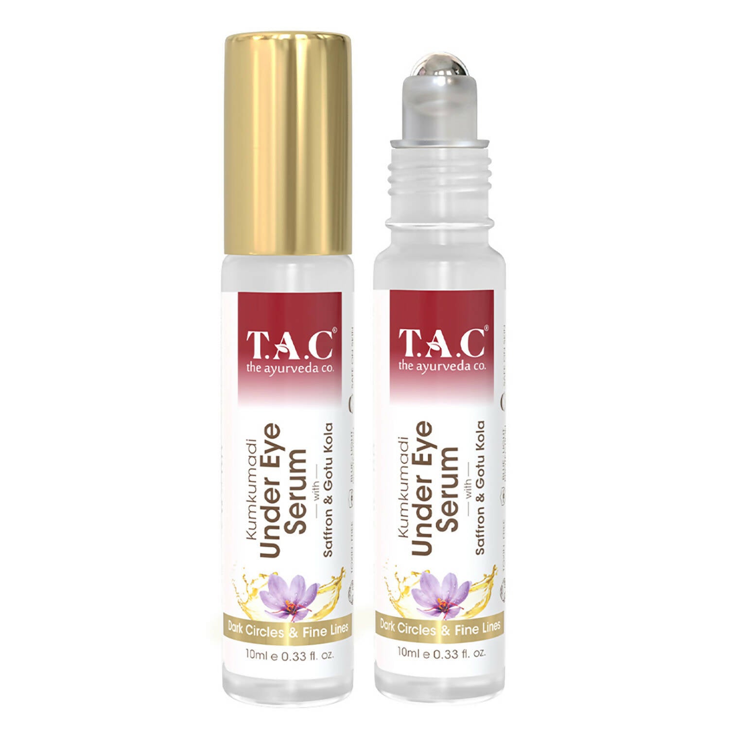 TAC - The Ayurveda Co. Kumkumadi Under Eye Serum - Distacart