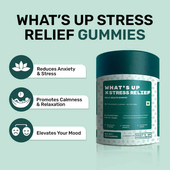 What’s Up Wellness Stress Relief Gummies - Distacart