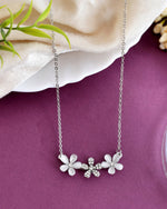 Thumbnail for VOJ Women Beads Stainless Steel Sliver-Plated Chain with Star-Shape Pendant - Distacart