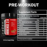 Thumbnail for Nutracology Immense 2.0 Pre-Workout For Performance Strength & Energy Boost - Distacart