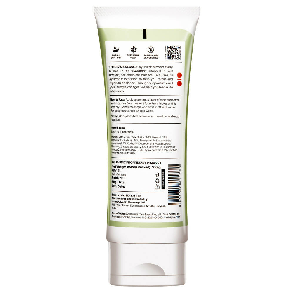 Jiva Ayurveda Neem Mud Pack - Distacart