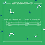 Thumbnail for Laurik Plant Based Zinc And Vitamin C Tablets | Supplements Help Iron Absorption And Immune Support For Men And Women - Distacart