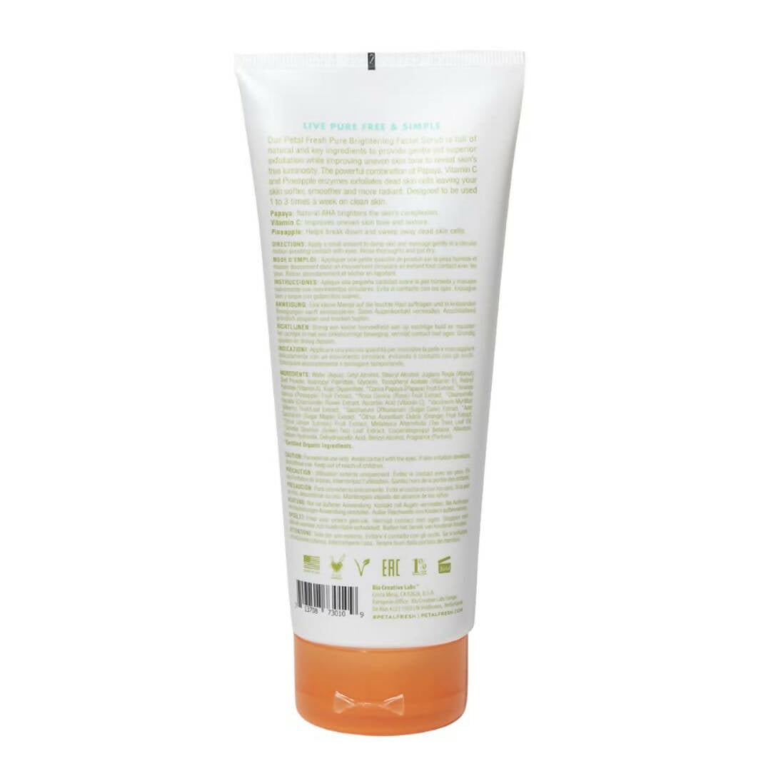 Petal Fresh Brightening Papaya & Pineapple Facial Scrub - Distacart