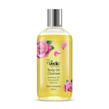 Vedic Naturals Organic Body Oil Cleanser Shower Oil (Body Wash) - Distacart