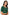 Malishka Women's Lycra Readymade Blouse Combo Pack - Dark Green & Brown - Distacart