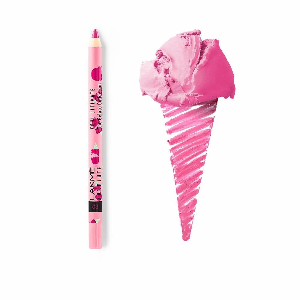 Lakme Absolute Kohl Ultimate The Gelato Collection 03 - Raspberry - Distacart