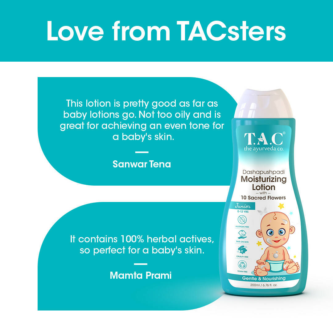 TAC - The Ayurveda Co. Baby Body Lotion for Gentle Moisturization & Nourishment - Distacart