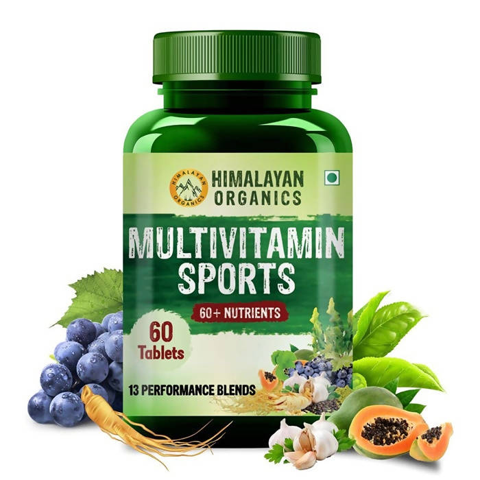 Himalayan Organics Multivitamin Sports 60 + Vital Nutrients 13 Performance Blends