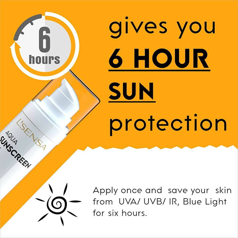 L'Sensa Aqua Sunscreen Gel SPF 50 - Distacart