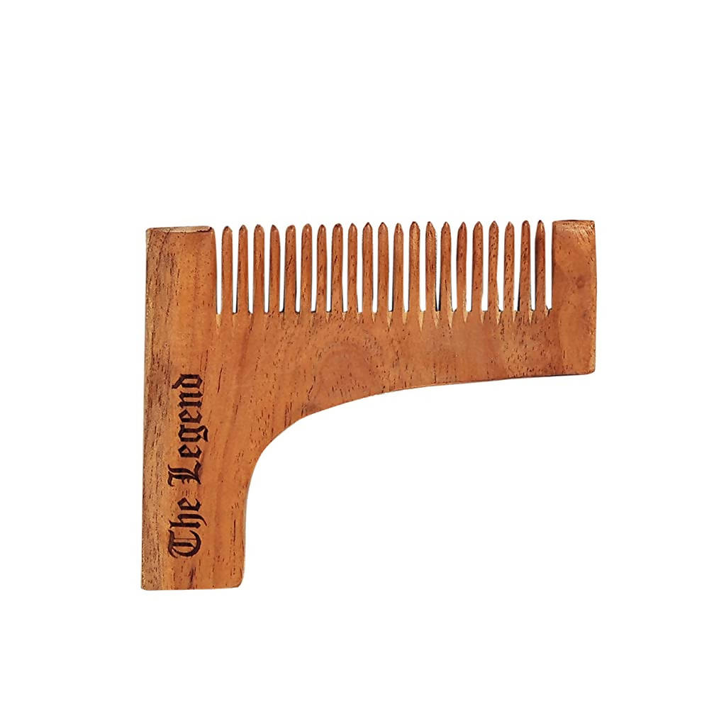 The Legend Organic Pure Neem Wood Comb For Beard Sharping - Distacart
