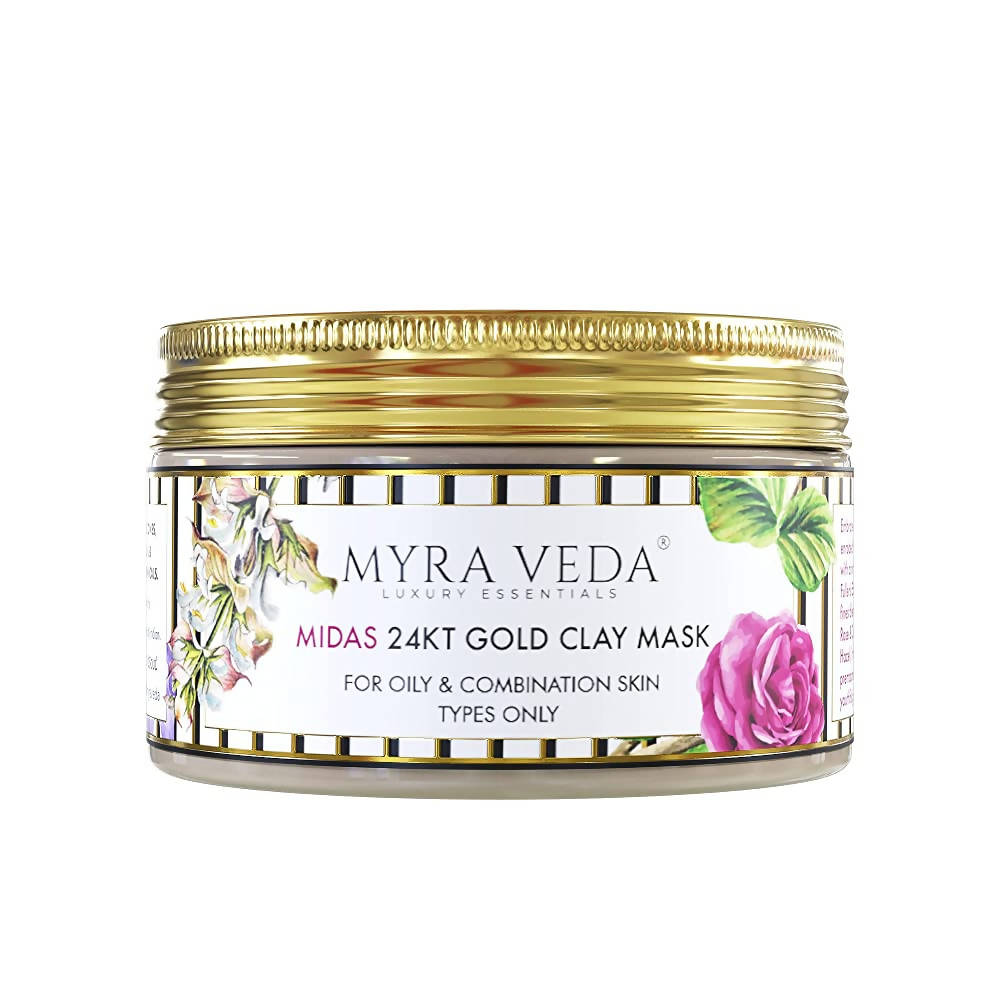 Myra Veda Midas 24KT Gold Clay Mask