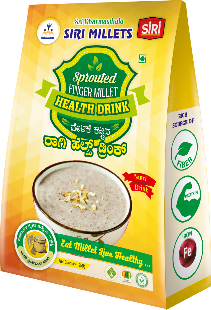 Siri Millets Sprouted Finger Millet Health Drink - Distacart