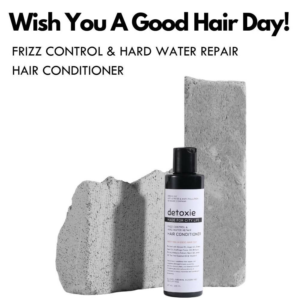 Detoxie Frizz Control & Hard Water Repair Hair Conditioner - Distacart