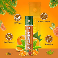 Thumbnail for Himalayan  Vitamin-C Orange Flavour With Amla & Zinc Tablets