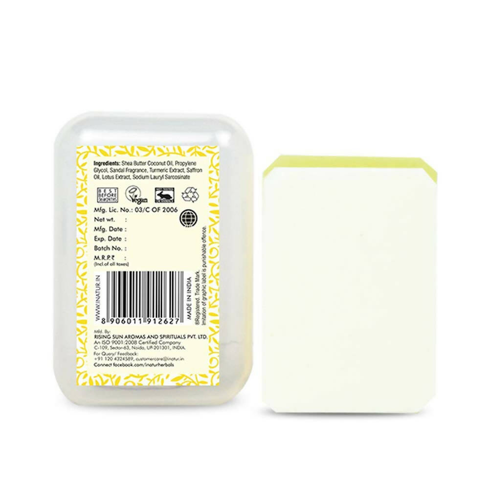 Inatur Sandal & Turmeric Bathing Bar - Distacart