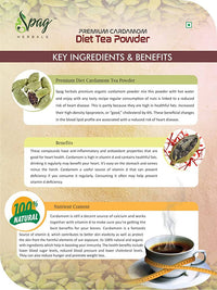 Thumbnail for Spag Herbals Premium Instant Cardamom Diet Tea Powder - Distacart