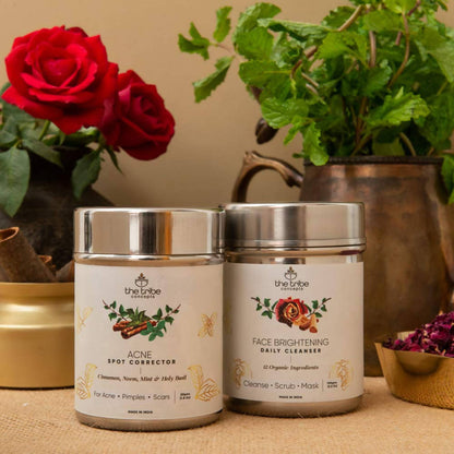 The Tribe Concepts Anti-Acne Treatment Kit uses